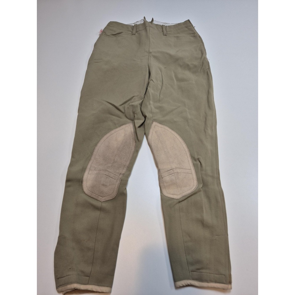 Miller's Equestrian Riding Pants Women's 30 Khaki Beige Knee Patch Breeches